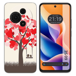 Funda Silicona para TCL 60 SE diseño Pajaritos Dibujos