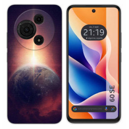 Funda Silicona para TCL 60 SE diseño Tierra Dibujos
