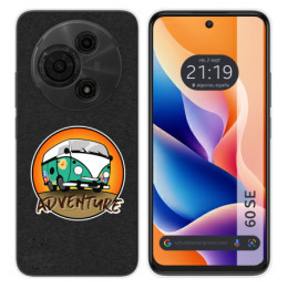 Funda Silicona para TCL 60 SE diseño Adventure Dibujos