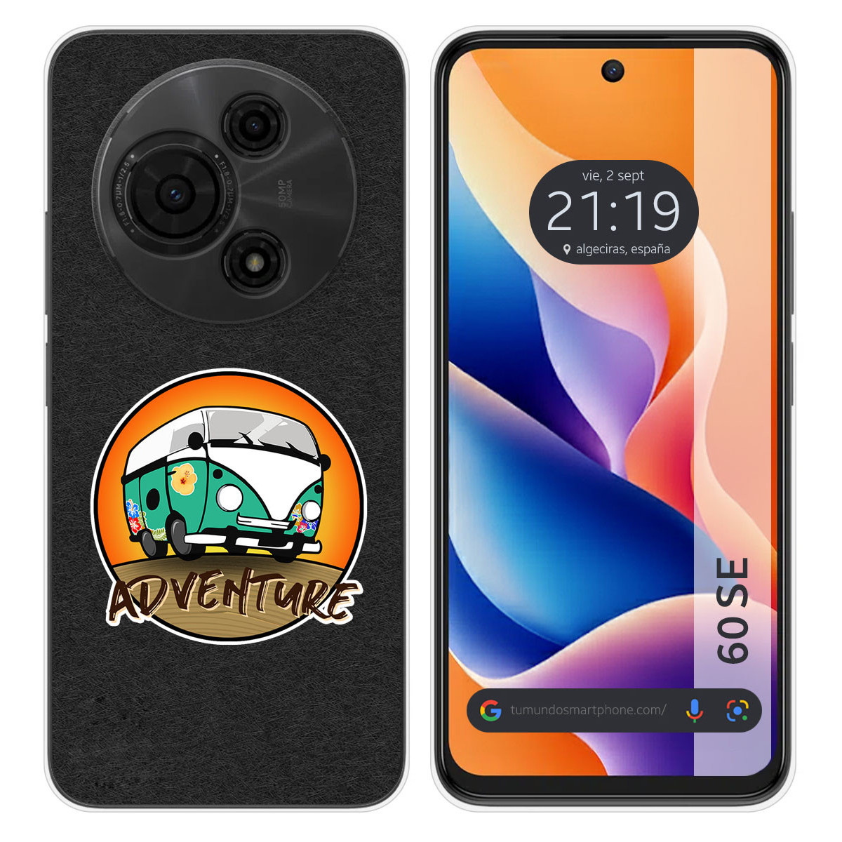 Funda Silicona para TCL 60 SE diseño Adventure Dibujos