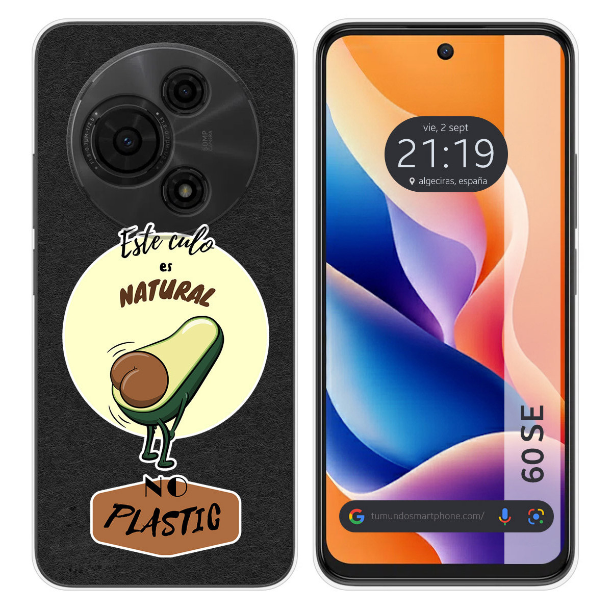 Funda Silicona para TCL 60 SE diseño Culo Natural Dibujos