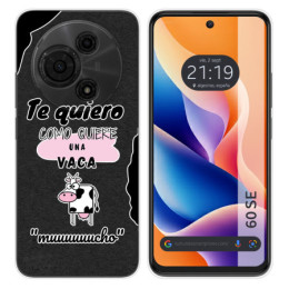 Funda Silicona para TCL 60 SE diseño Vaca Dibujos