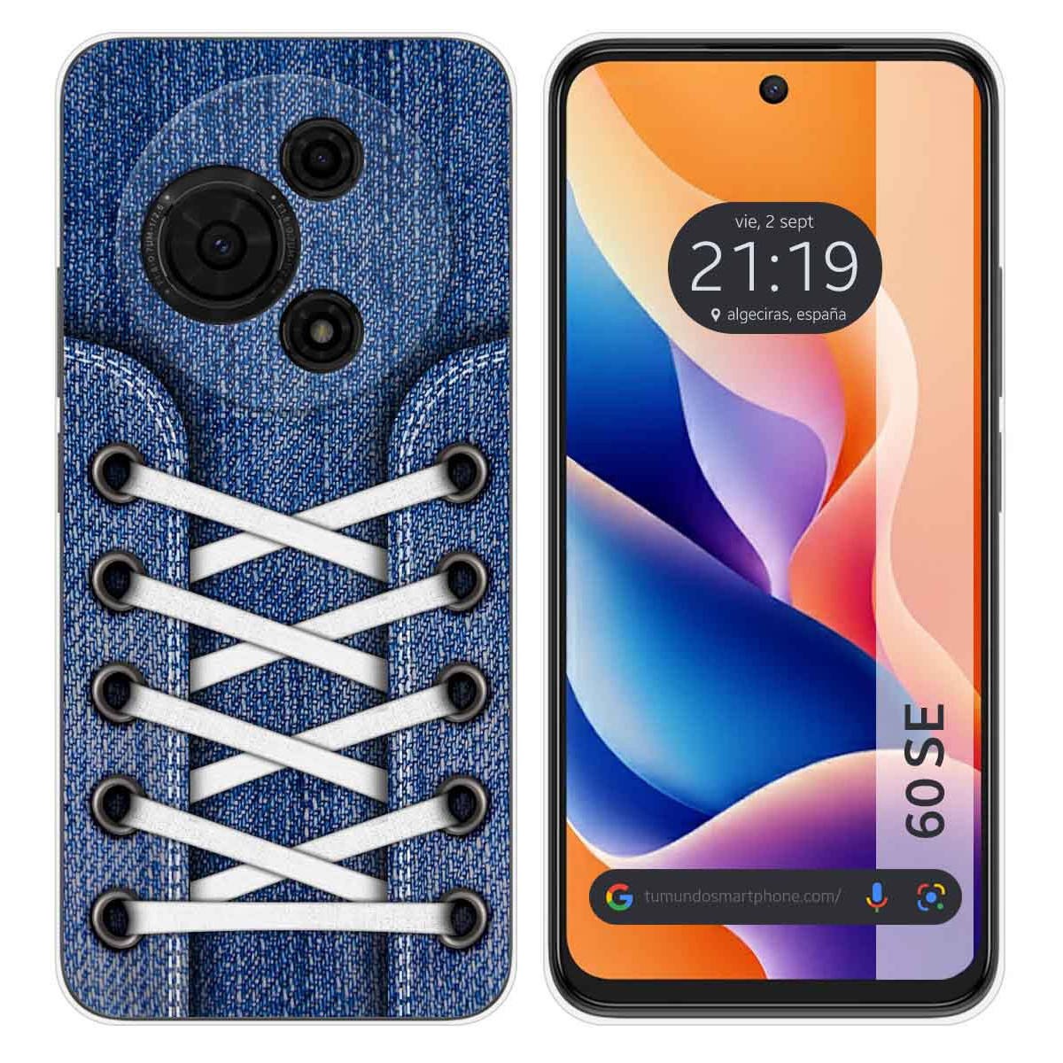 Funda Silicona para TCL 60 SE diseño Zapatillas 01 Dibujos