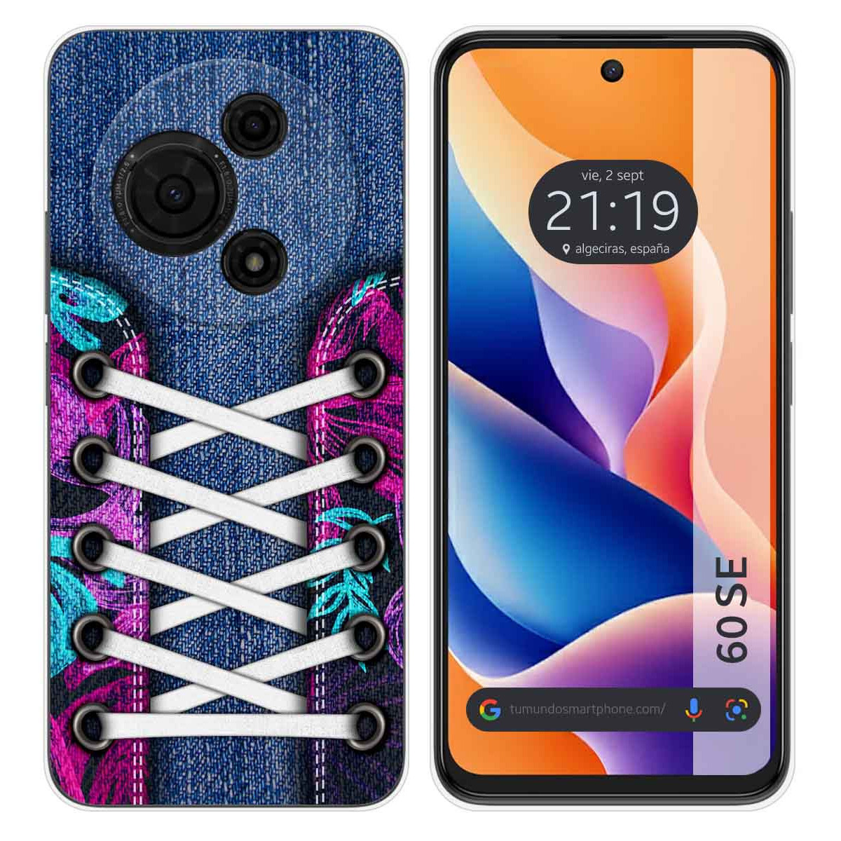 Funda Silicona para TCL 60 SE diseño Zapatillas 06 Dibujos