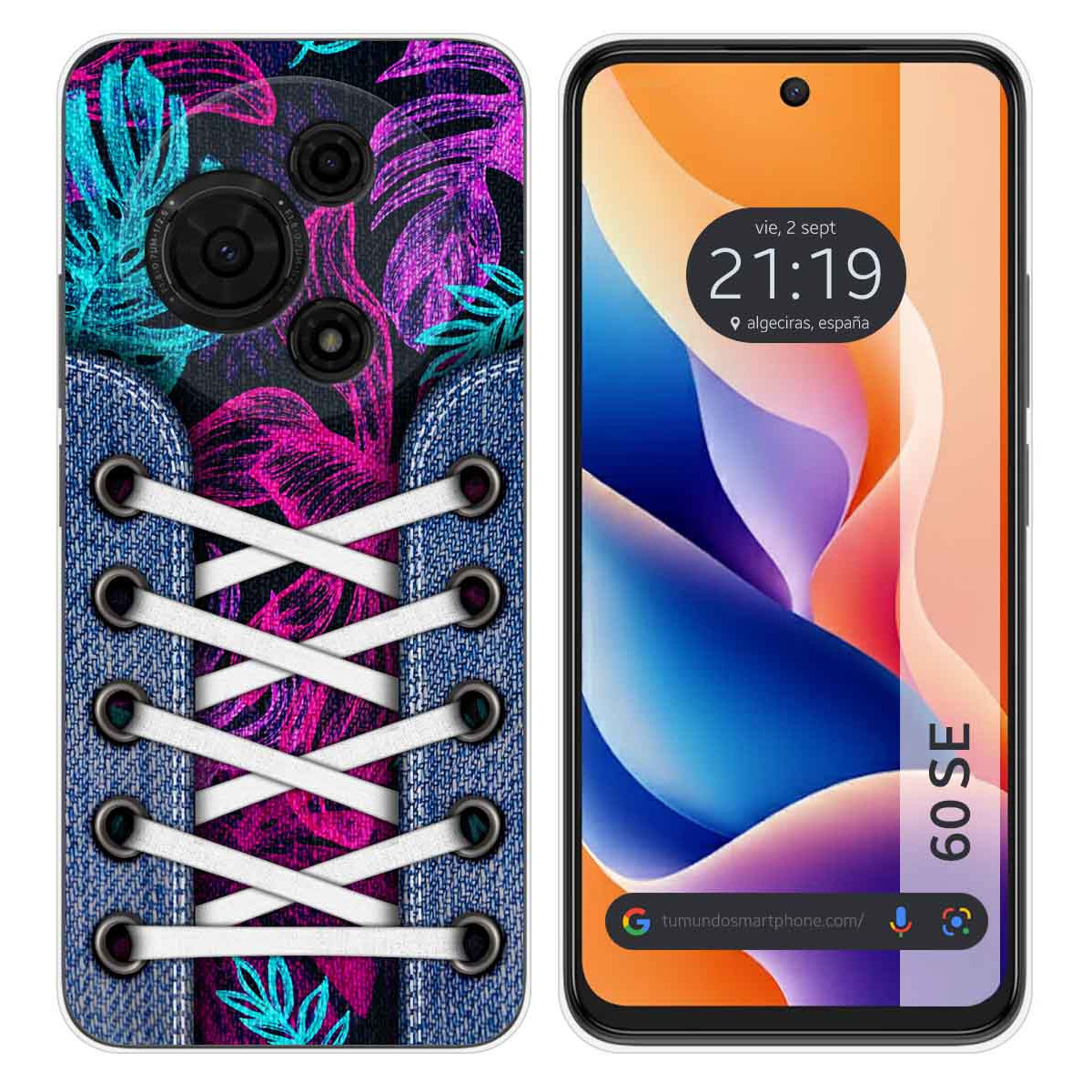 Funda Silicona para TCL 60 SE diseño Zapatillas 07 Dibujos