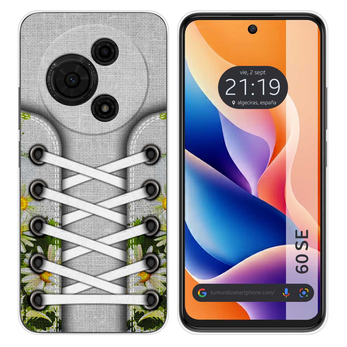 Funda Silicona para TCL 60 SE diseño Zapatillas 08 Dibujos