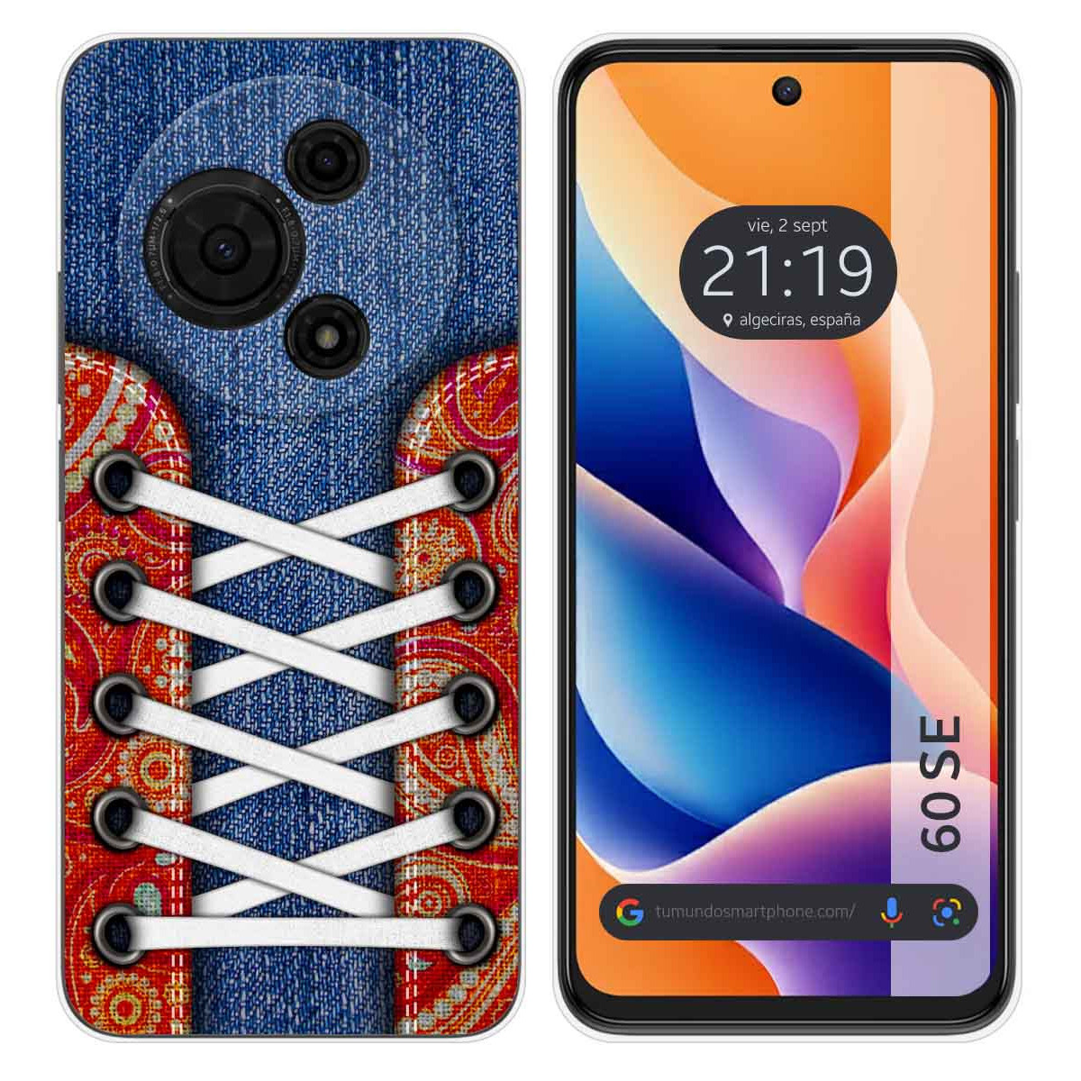 Funda Silicona para TCL 60 SE diseño Zapatillas 11 Dibujos