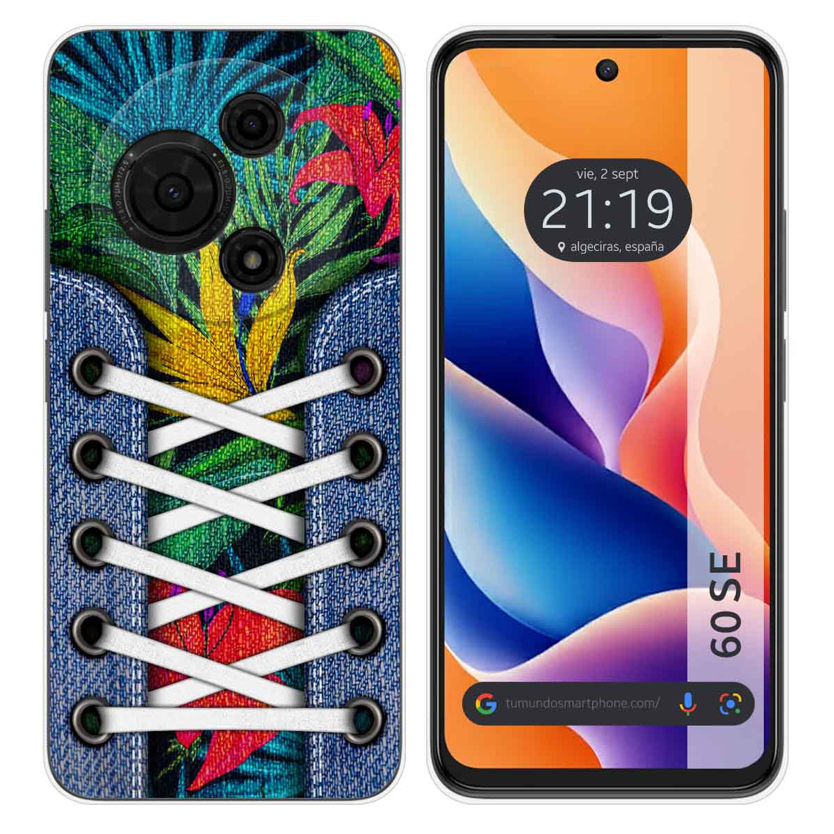 Funda Silicona para TCL 60 SE diseño Zapatillas 12 Dibujos