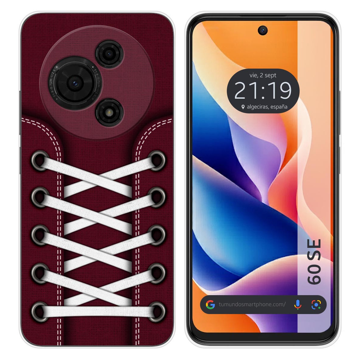 Funda Silicona para TCL 60 SE diseño Zapatillas 17 Dibujos