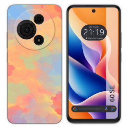 Funda Silicona para TCL 60 SE diseño Acuarela 08 Dibujos