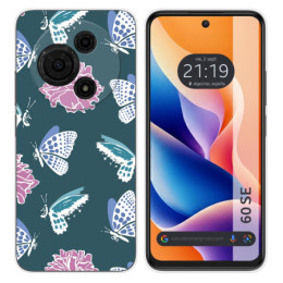 Funda Silicona para TCL 60 SE diseño Flores 10 Dibujos