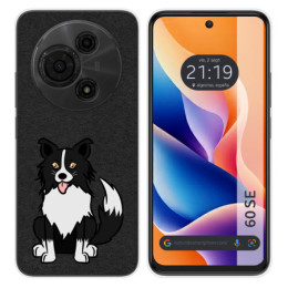 Funda Silicona para TCL 60 SE diseño Perros 01 Dibujos