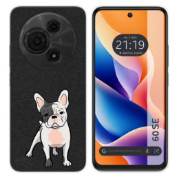 Funda Silicona para TCL 60 SE diseño Perros 06 Dibujos