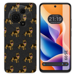 Funda Silicona para TCL 60 SE diseño Perros 09 Dibujos