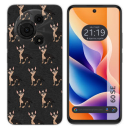 Funda Silicona para TCL 60 SE diseño Perros 11 Dibujos