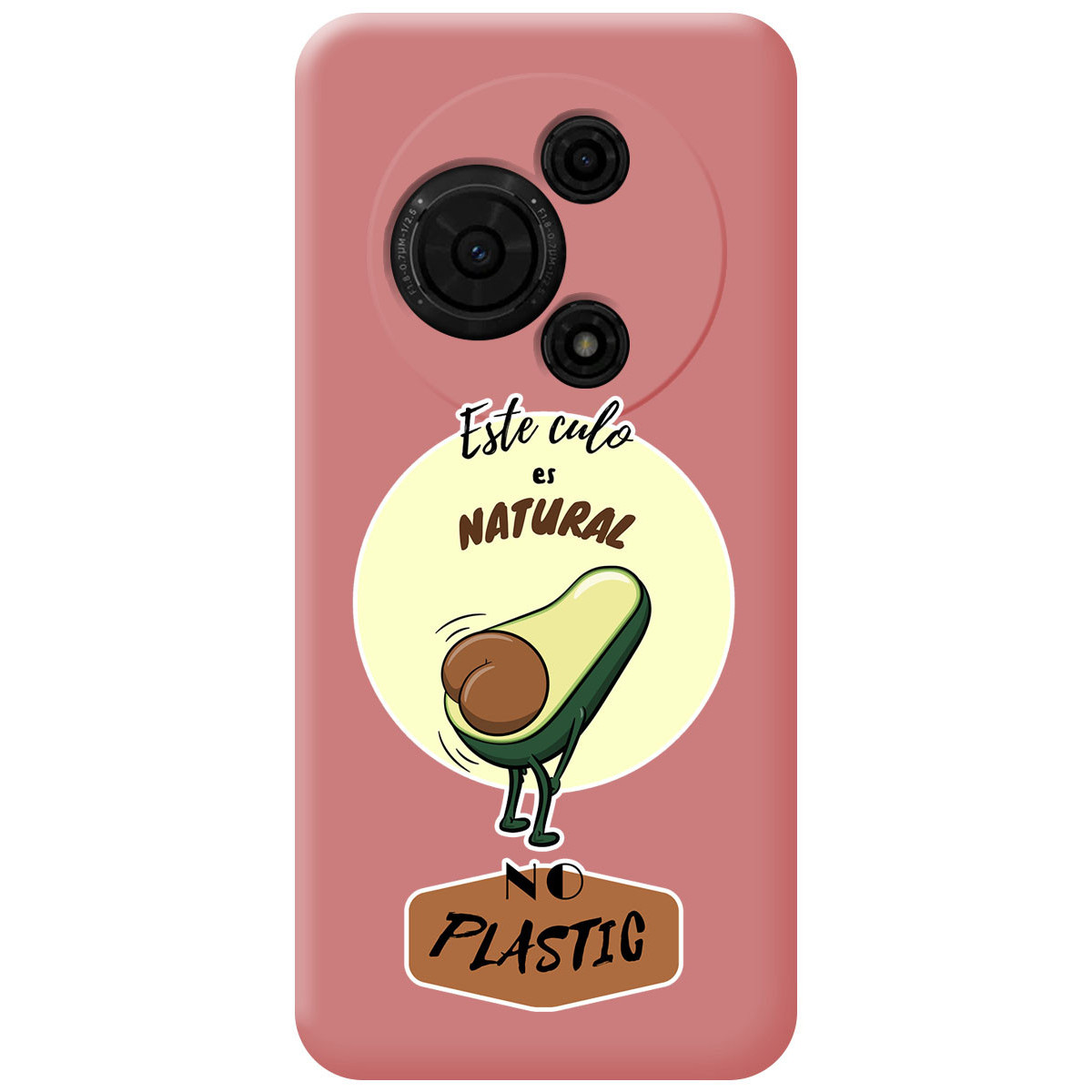 Funda Silicona Líquida Rosa para TCL 60 SE diseño Culo Natural Dibujos