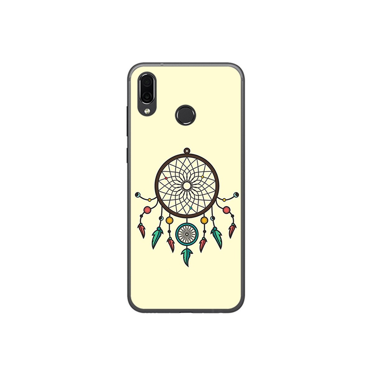 Funda Gel Tpu para Huawei Honor Play Diseño Atrapasueños Dibujos