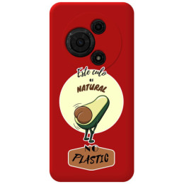 Funda Silicona Líquida Roja para TCL 60 SE diseño Culo Natural Dibujos