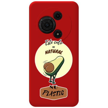 Funda Silicona Líquida Roja para TCL 60 SE diseño Culo Natural Dibujos