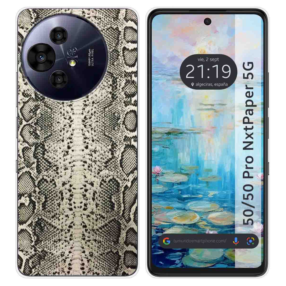 Funda Silicona para TCL 50 / 50 Pro NXTPAPER 5G diseño Animal 01 Dibujos