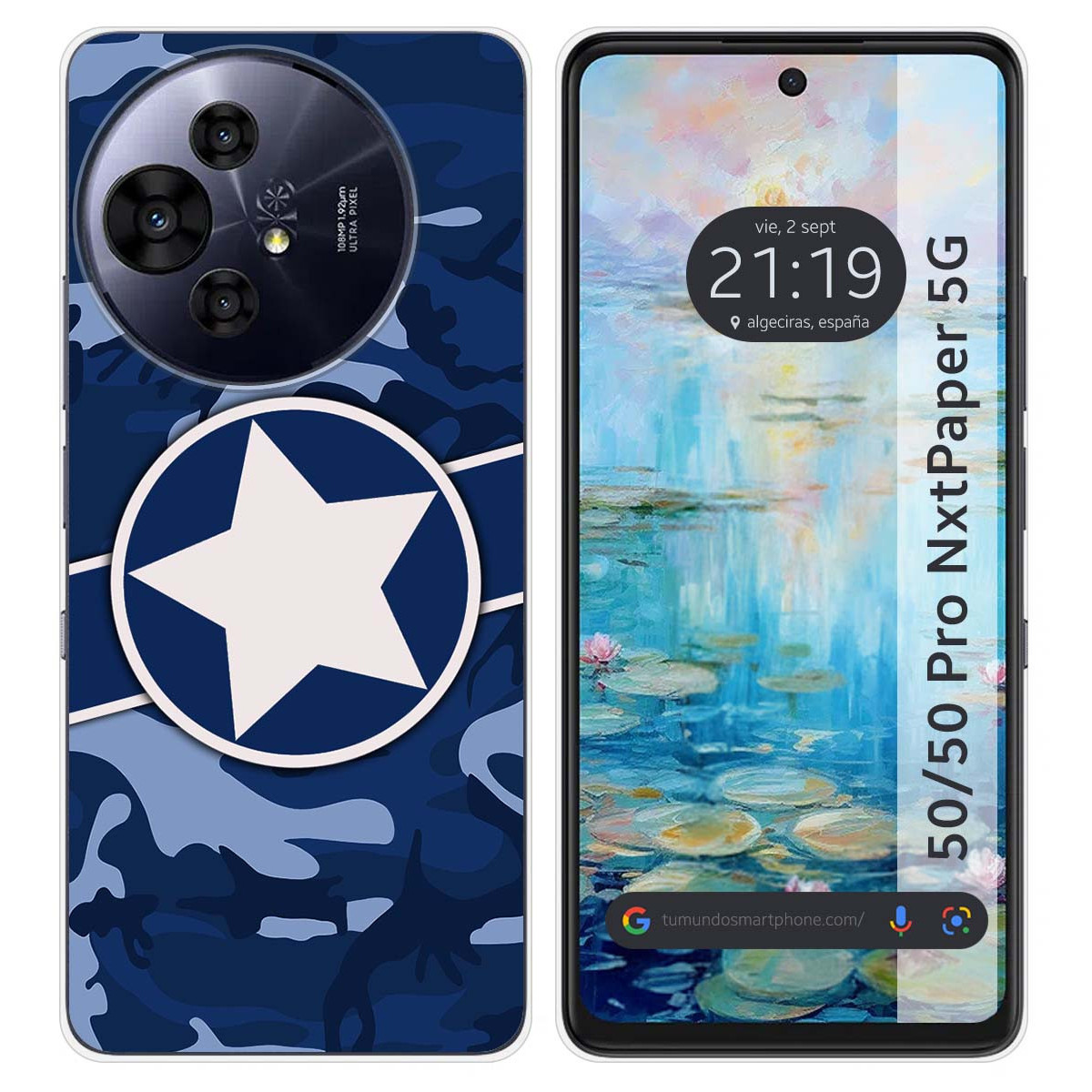 Funda Silicona para TCL 50 / 50 Pro NXTPAPER 5G diseño Camuflaje 03 Dibujos