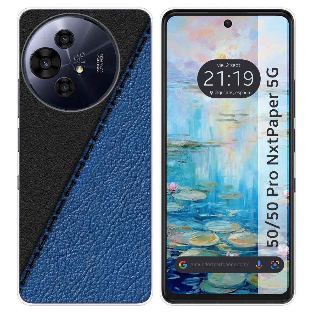 Funda Silicona para TCL 50 / 50 Pro NXTPAPER 5G diseño Cuero 02 Dibujos