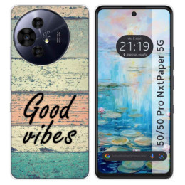Funda Silicona para TCL 50 / 50 Pro NXTPAPER 5G diseño Madera 01 Dibujos