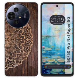 Funda Silicona para TCL 50 / 50 Pro NXTPAPER 5G diseño Madera 06 Dibujos