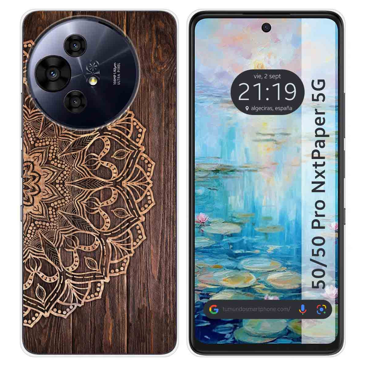Funda Silicona para TCL 50 / 50 Pro NXTPAPER 5G diseño Madera 06 Dibujos