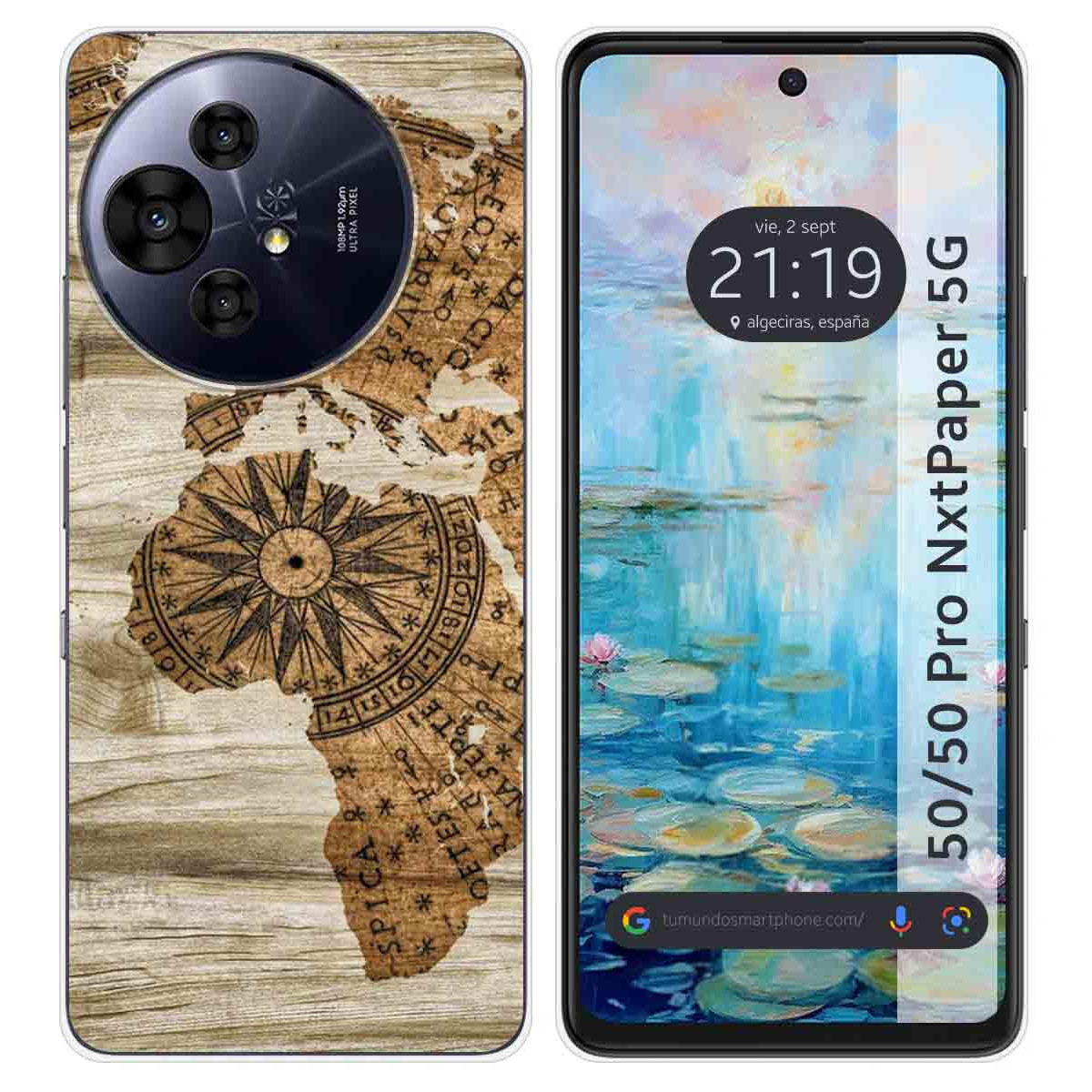 Funda Silicona para TCL 50 / 50 Pro NXTPAPER 5G diseño Madera 07 Dibujos