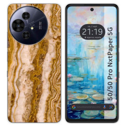 Funda Silicona para TCL 50 / 50 Pro NXTPAPER 5G diseño Mármol 10 Dibujos