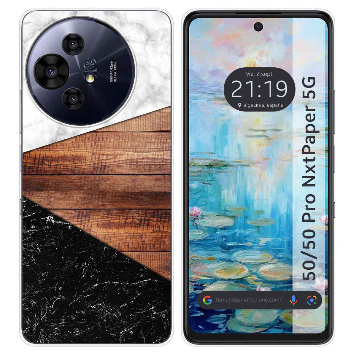 Funda Silicona para TCL 50 / 50 Pro NXTPAPER 5G diseño Mármol 11 Dibujos