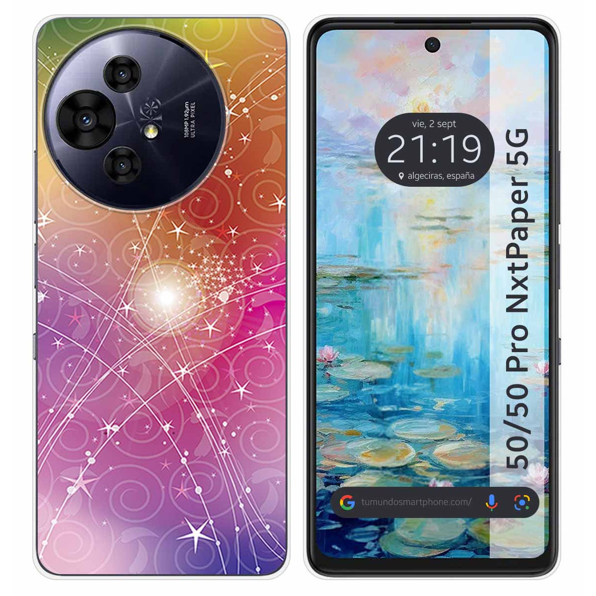 Funda Silicona para TCL 50 / 50 Pro NXTPAPER 5G diseño Abstracto Dibujos