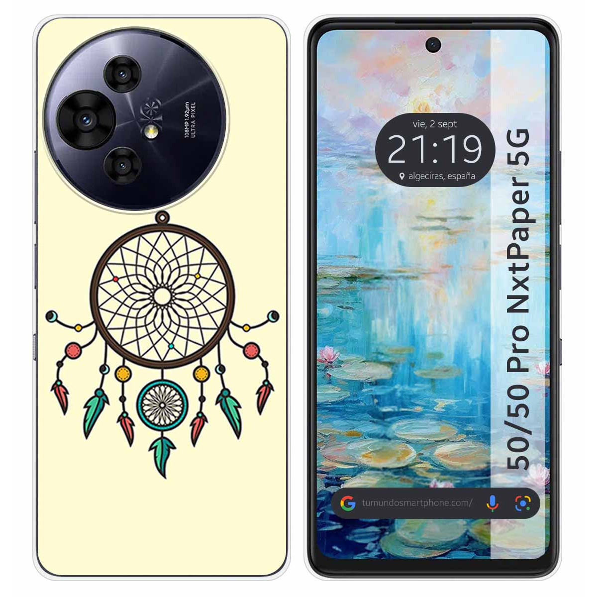 Funda Silicona para TCL 50 / 50 Pro NXTPAPER 5G diseño Atrapasueños Dibujos