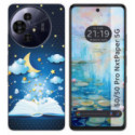 Funda Silicona para TCL 50 / 50 Pro NXTPAPER 5G diseño Libro Cuentos Dibujos