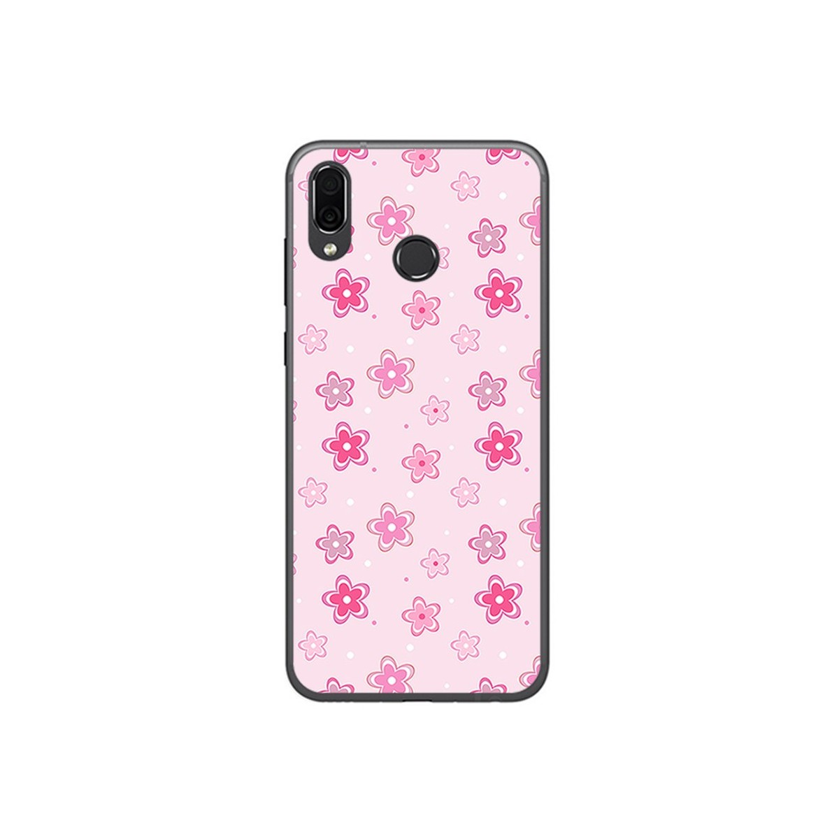 Funda Gel Tpu para Huawei Honor Play Diseño Flores Dibujos