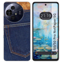 Funda Silicona para TCL 50 / 50 Pro NXTPAPER 5G diseño Vaquero Dibujos