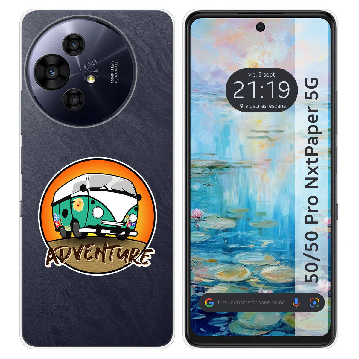 Funda Silicona para TCL 50 / 50 Pro NXTPAPER 5G diseño Adventure Dibujos