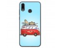 Funda Gel Tpu para Huawei Honor Play Diseño Furgoneta Dibujos