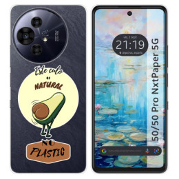Funda Silicona para TCL 50 / 50 Pro NXTPAPER 5G diseño Culo Natural Dibujos