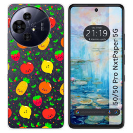 Funda Silicona para TCL 50 / 50 Pro NXTPAPER 5G diseño Frutas 01 Dibujos