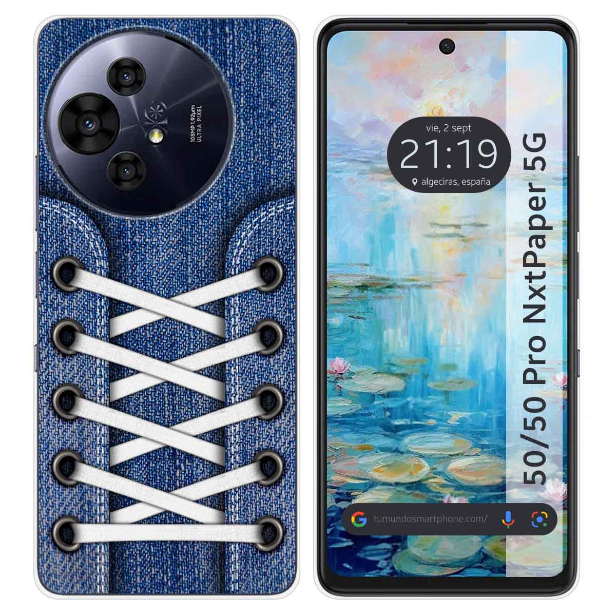 Funda Silicona para TCL 50 / 50 Pro NXTPAPER 5G diseño Zapatillas 01 Dibujos