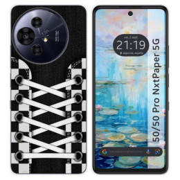 Funda Silicona para TCL 50 / 50 Pro NXTPAPER 5G diseño Zapatillas 03 Dibujos