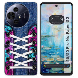 Funda Silicona para TCL 50 / 50 Pro NXTPAPER 5G diseño Zapatillas 06 Dibujos