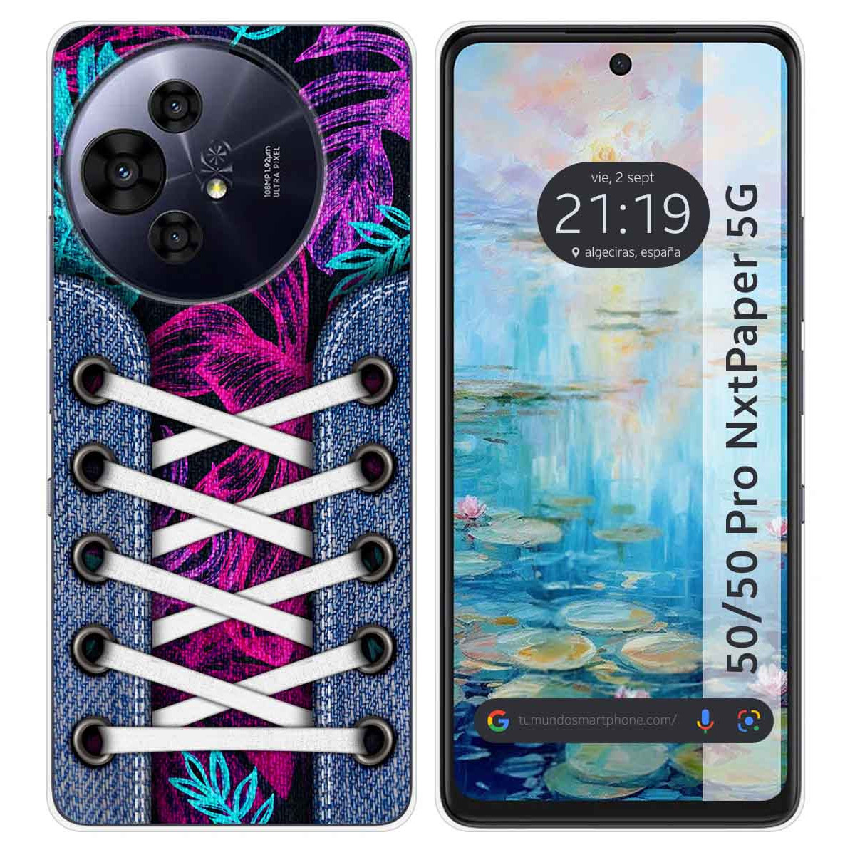 Funda Silicona para TCL 50 / 50 Pro NXTPAPER 5G diseño Zapatillas 07 Dibujos
