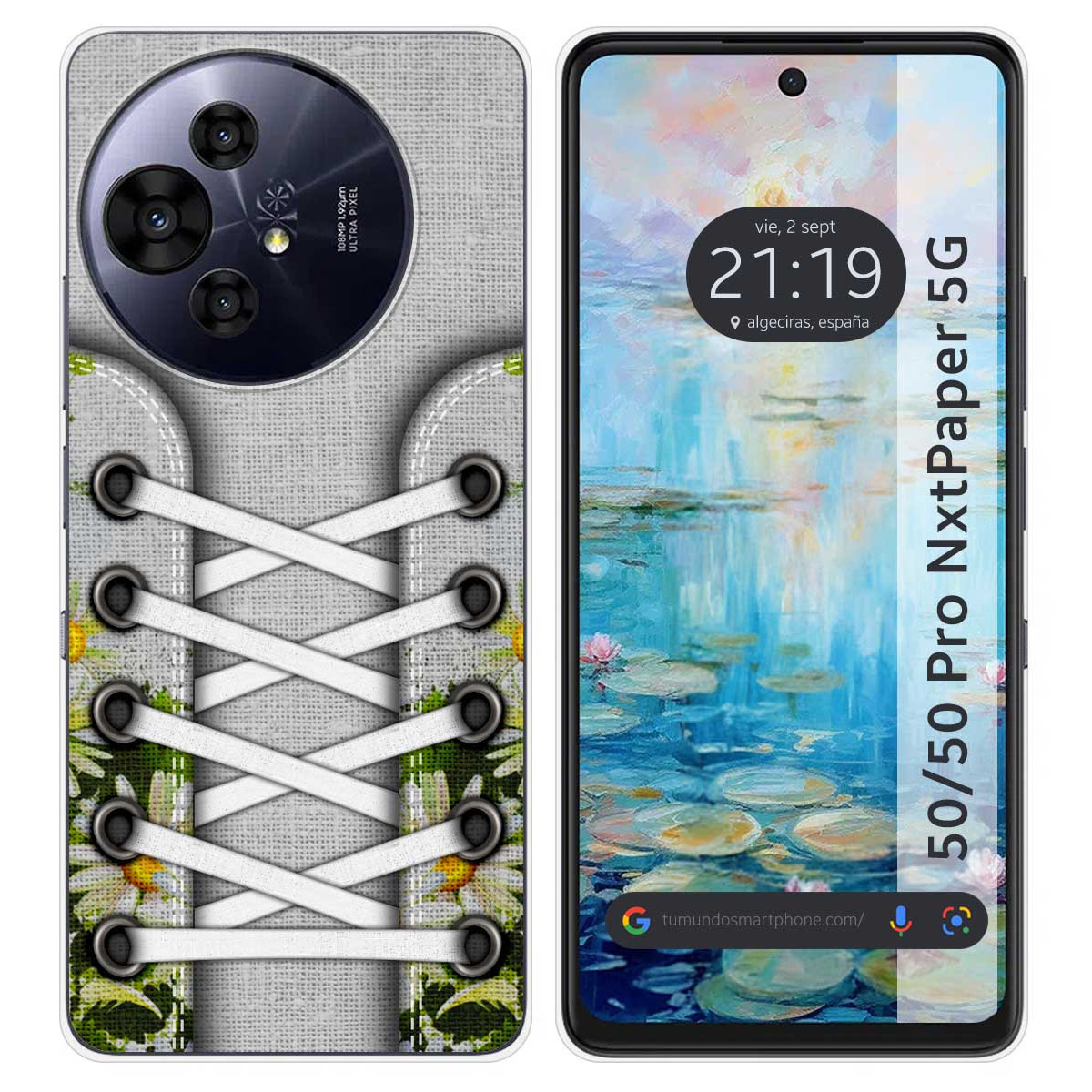 Funda Silicona para TCL 50 / 50 Pro NXTPAPER 5G diseño Zapatillas 08 Dibujos