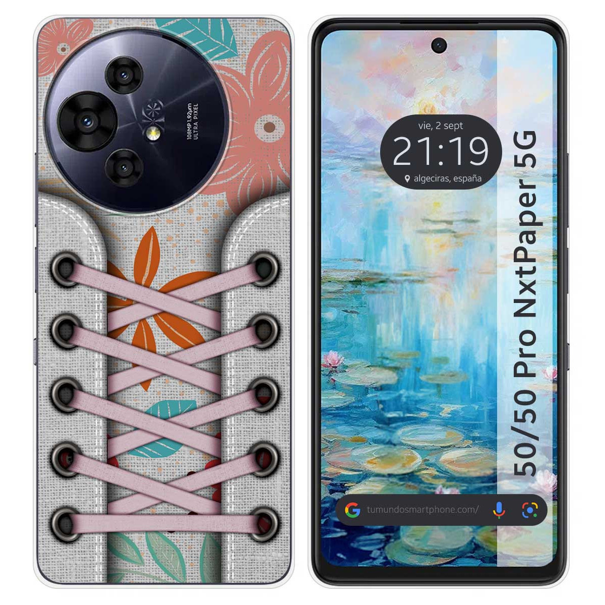 Funda Silicona para TCL 50 / 50 Pro NXTPAPER 5G diseño Zapatillas 09 Dibujos