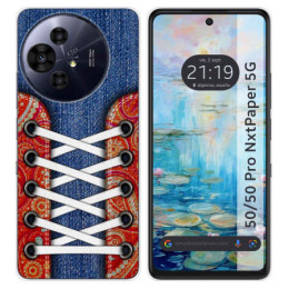 Funda Silicona para TCL 50 / 50 Pro NXTPAPER 5G diseño Zapatillas 11 Dibujos