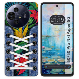 Funda Silicona para TCL 50 / 50 Pro NXTPAPER 5G diseño Zapatillas 12 Dibujos