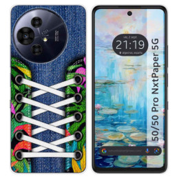 Funda Silicona para TCL 50 / 50 Pro NXTPAPER 5G diseño Zapatillas 13 Dibujos